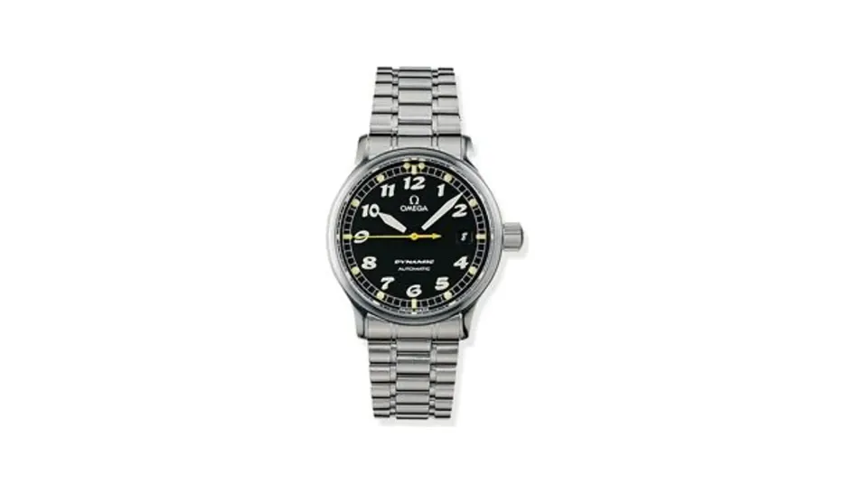 Omega Dynamic III Date Stainless Steel / Black / Bracelet