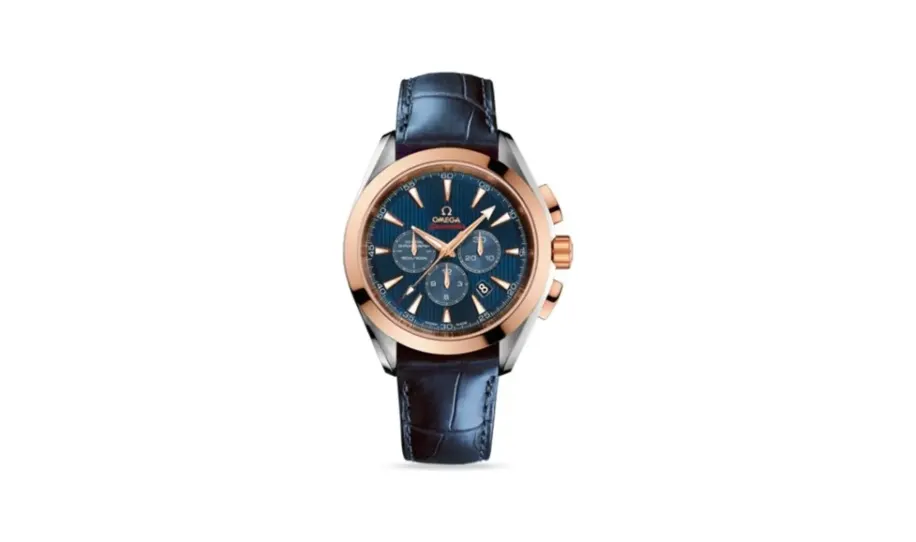 Omega Seamaster Aqua Terra 150M Co-Axial 44 Chronograph Stainless Steel / Red Gold / Blue / Olympic Collection London 2012