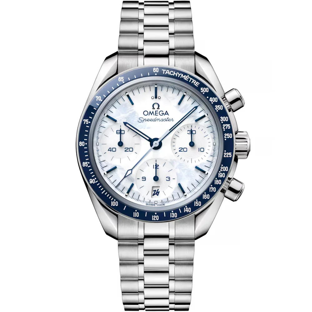 Omega Milano Cortina 2026 Speedmaster 38 38 mm, steel on steel