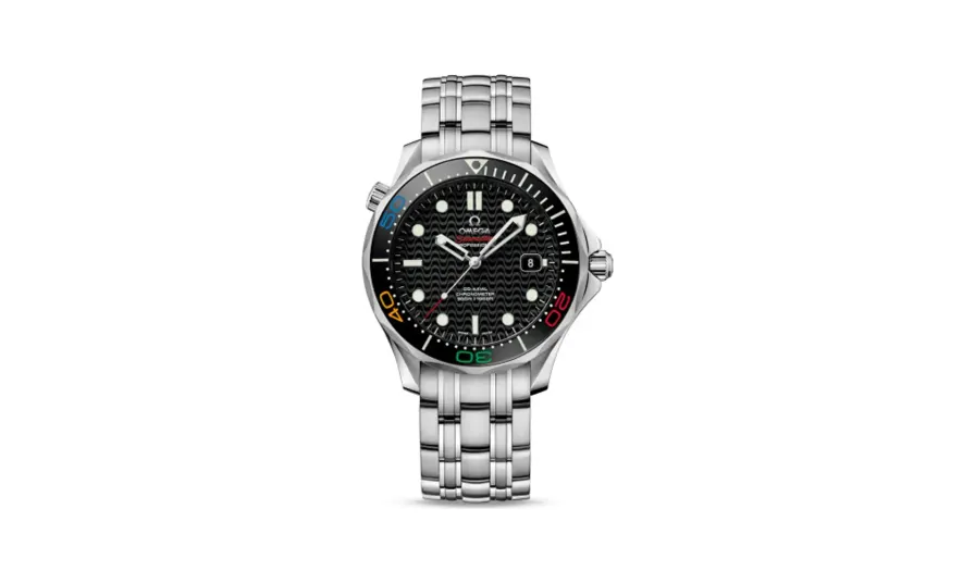 Omega Seamaster Diver 300M Co-Axial 41.5 Stainless Steel / Black / Bracelet / Olympic Collection Rio