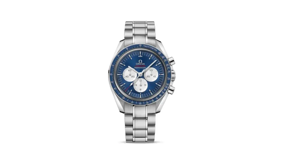 Omega Speedmaster Professional Moonwatch Stainless Steel / Blue / Tokyo Olympics / Set