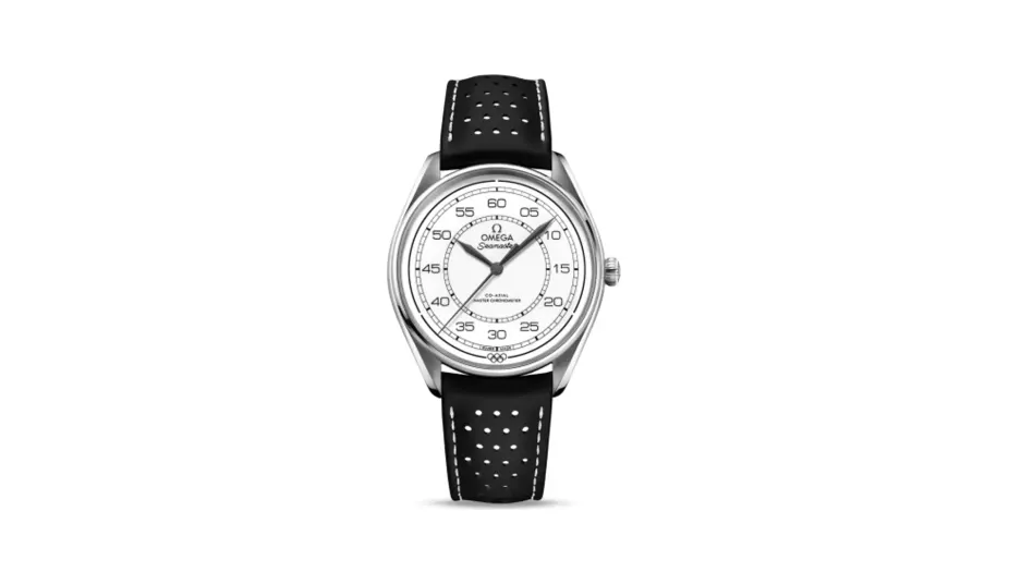 Omega Seamaster Master Co-Axial 39.5 Olympic Timekeeper Stainless Steel / White / Black