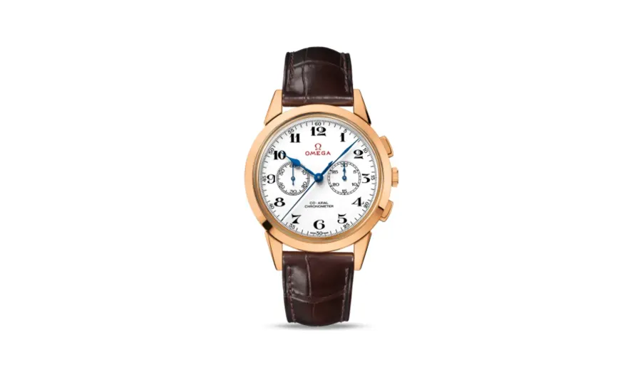 Omega Museum Collection N° 8 Olympic Official Timekeeper Co-Axial Chronograph Pink Gold