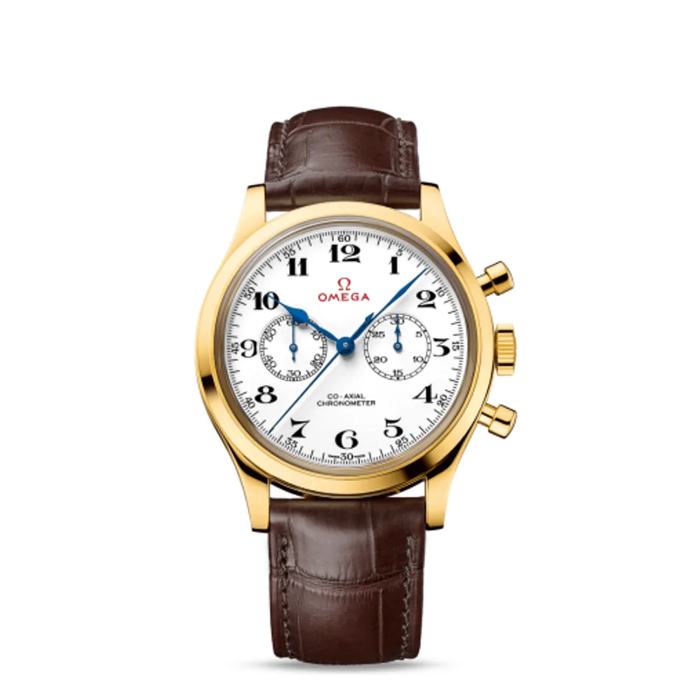 Omega Museum Collection N° 10 Olympic Official Timekeeper Co-Axial Chronograph Yellow Gold