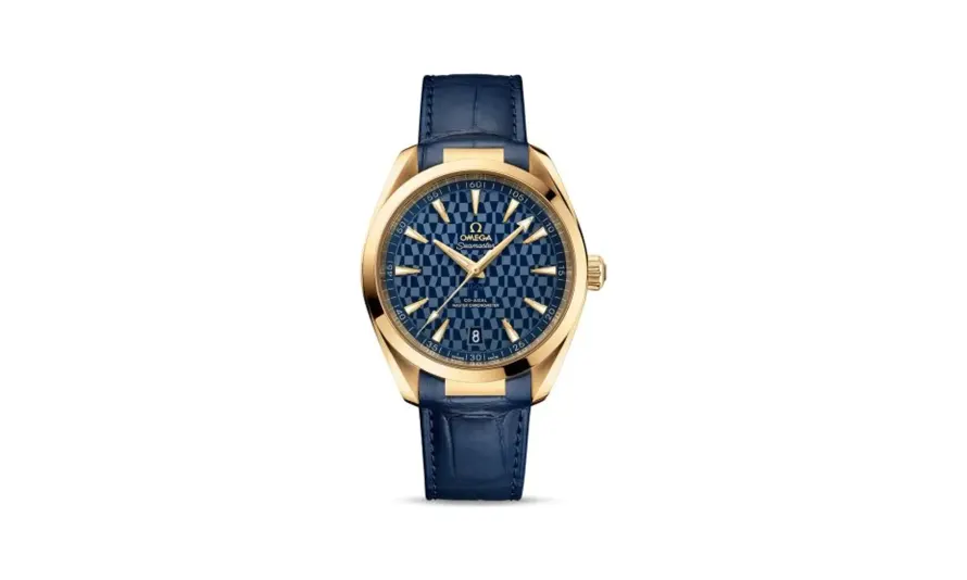 Omega Seamaster Aqua Terra 150M Master Chronometer 41 Yellow Gold / Blue / Tokyo 2020 Olympics