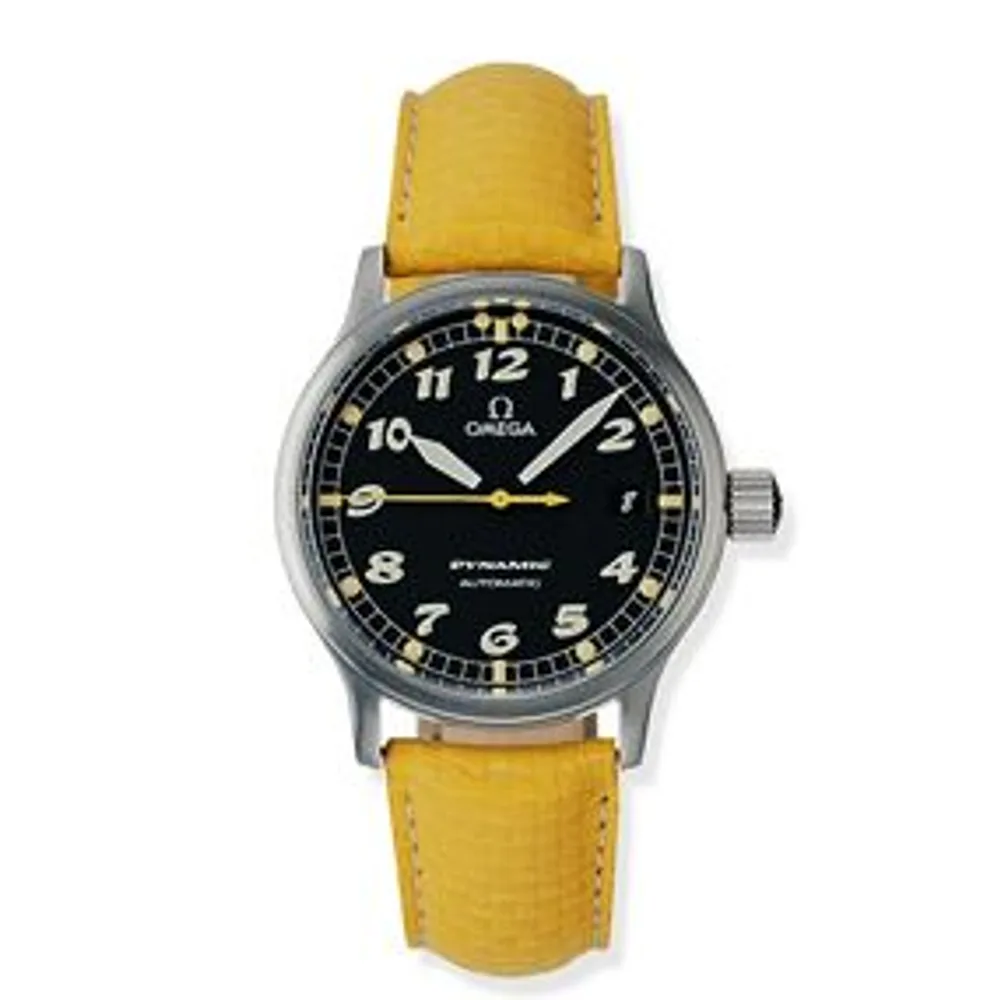 Omega Dynamic III Date Stainless Steel / Black / Yellow Coramide
