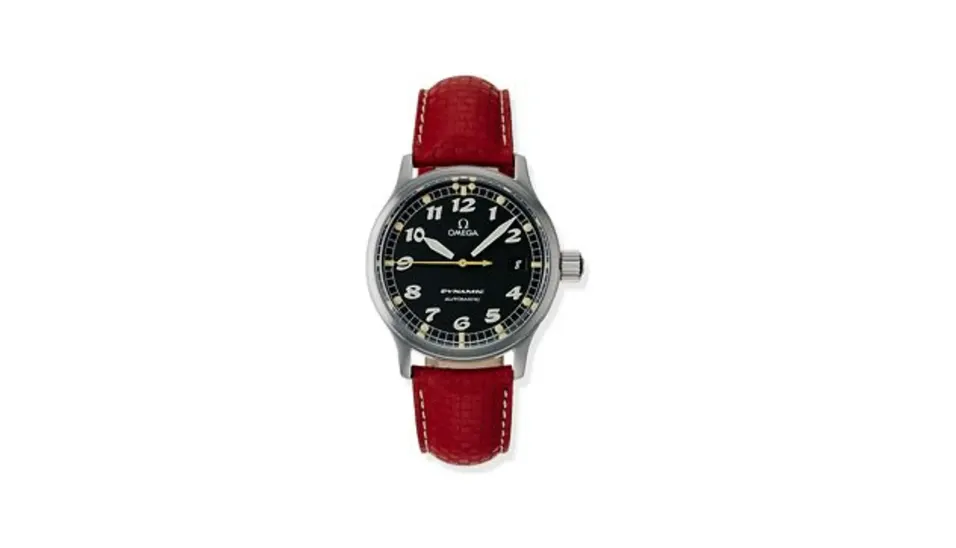 Omega Dynamic III Date Stainless Steel / Black / Red Coramide