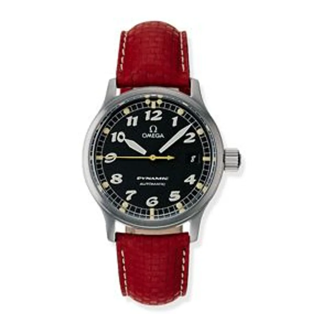 Omega Dynamic III Date Stainless Steel / Black / Red Coramide