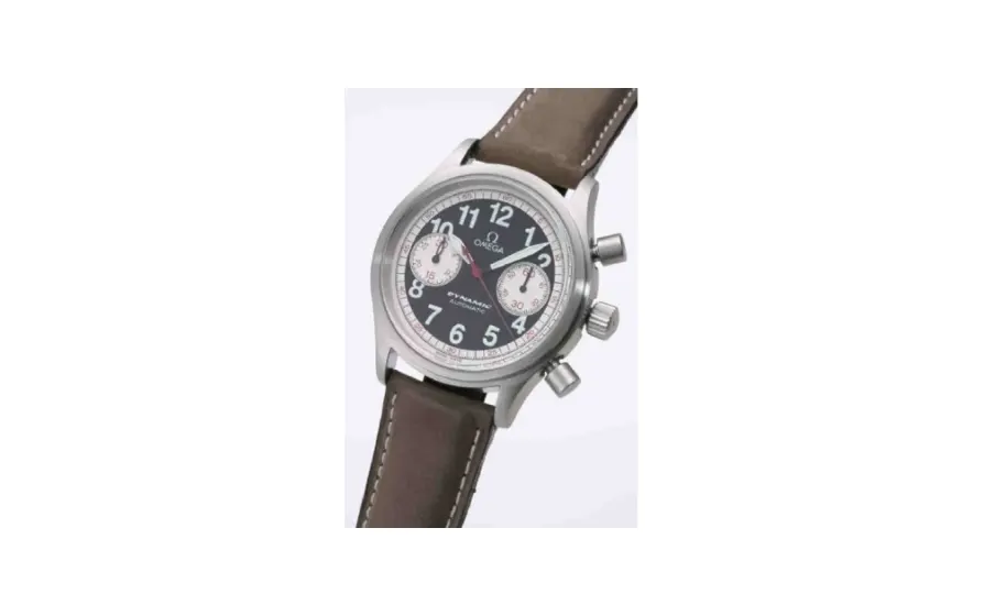 Omega Dynamic III Chronograph Stainless Steel / Black / Brown Calf / Targa Florio