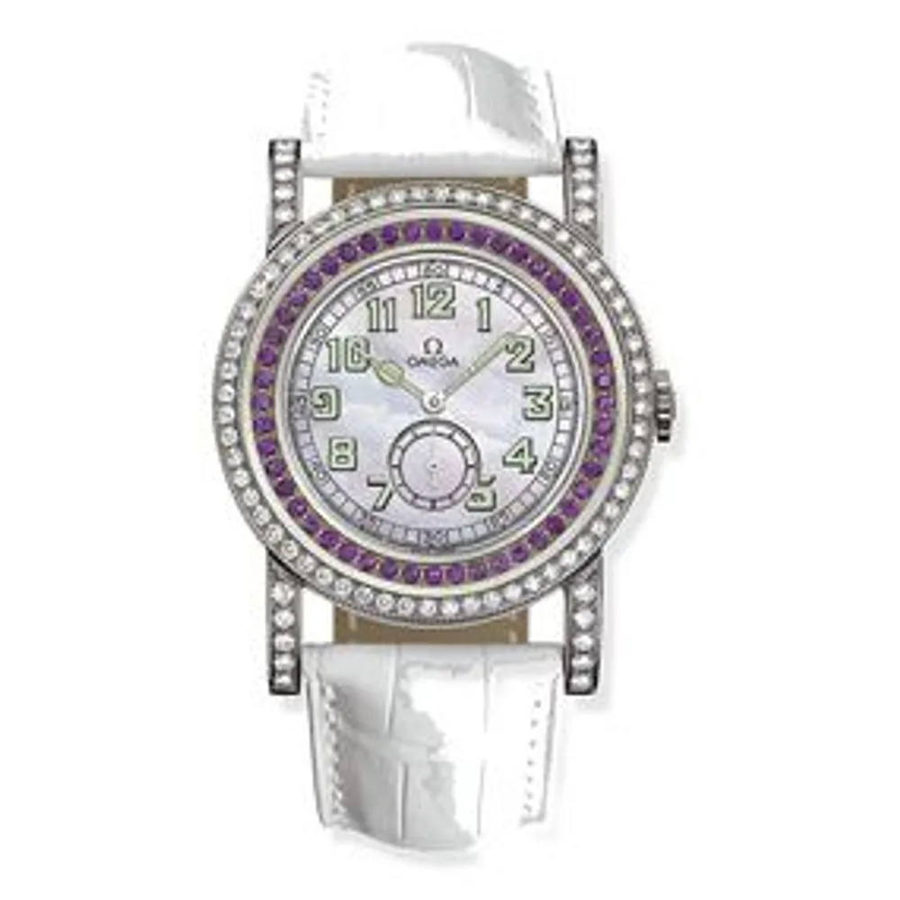 Omega Museum Collection N° 1 "Pilots 1938" Aquarella Amethyst