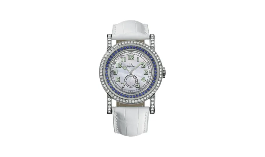 Omega Museum Collection N° 1 "Pilots 1938" Aquarella Blue Sapphires