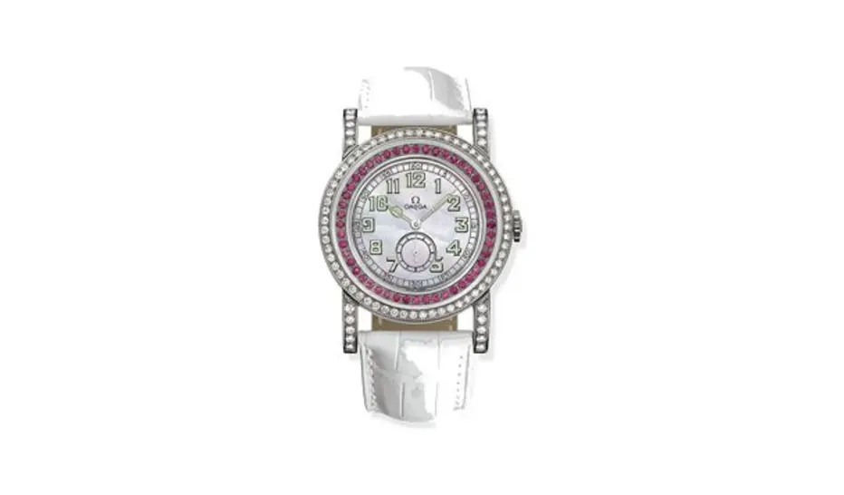 Omega Museum Collection N° 1 "Pilots 1938" Aquarella Pink Sapphires