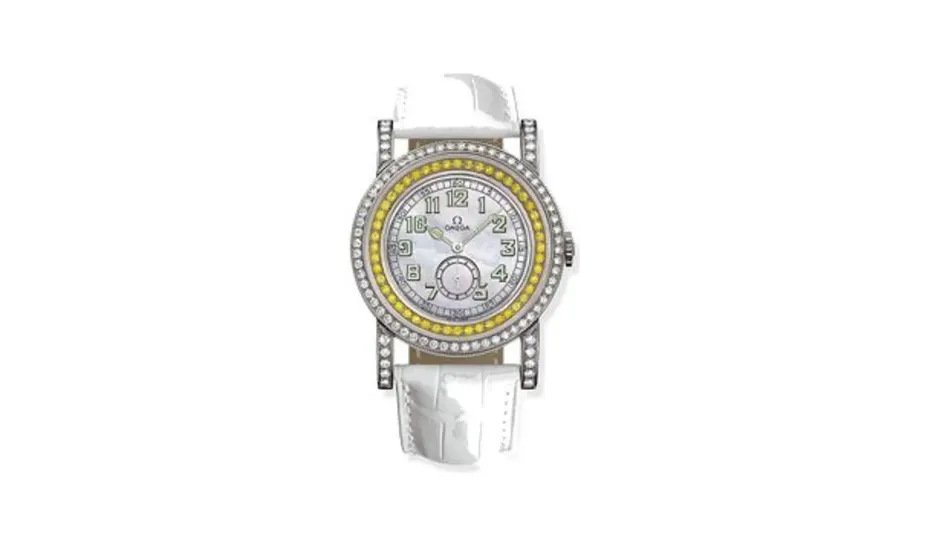 Omega Museum Collection N° 1 "Pilots 1938" Aquarella Yellow Sapphires