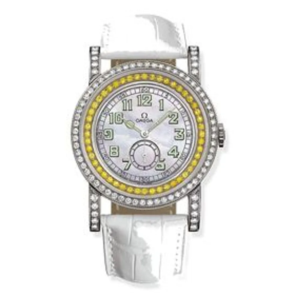Omega Museum Collection N° 1 "Pilots 1938" Aquarella Yellow Sapphires