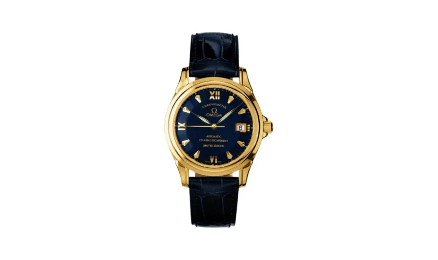 Omega De Ville Co-Axial 37.5 Red Gold / Blue / LTD