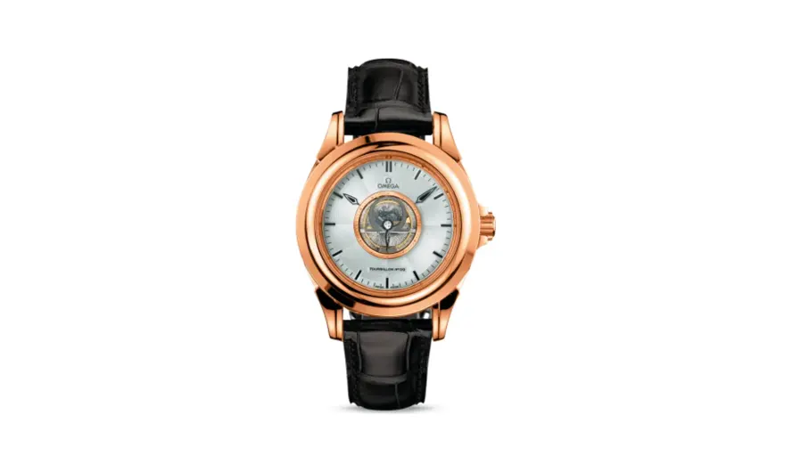 Omega De Ville Tourbillon Red Gold / Silver