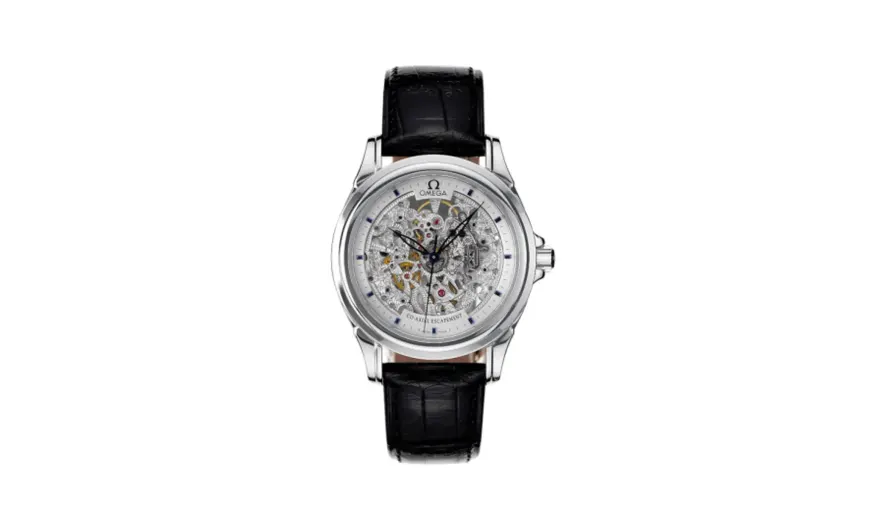 Omega De Ville Co-Axial 37.5 White Gold / Skeleton