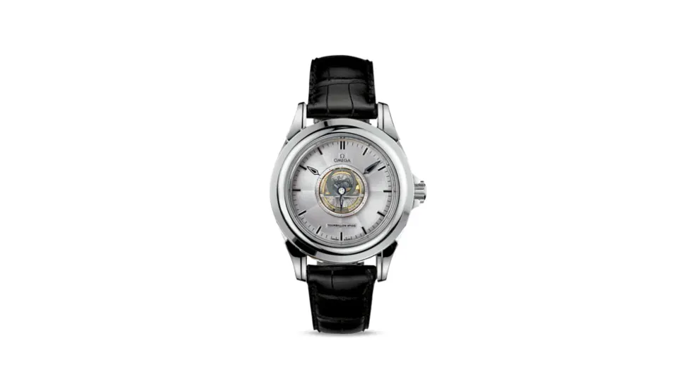 Omega De Ville Tourbillon Platinum / Silver