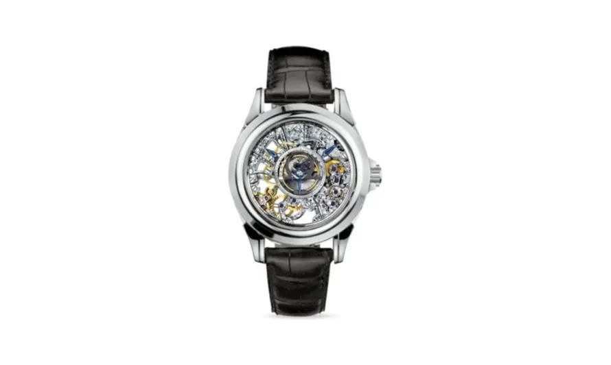Omega De Ville Tourbillon Platinum / Skeleton