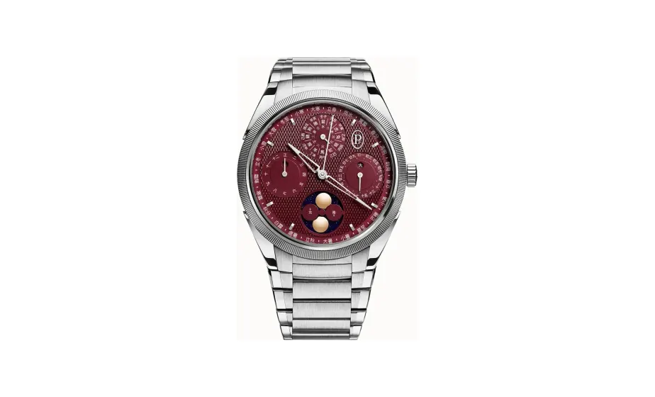 Parmigiani Fleurier Tonda PF Xiali Chinese Calendar Steel Platinum Imperial Red