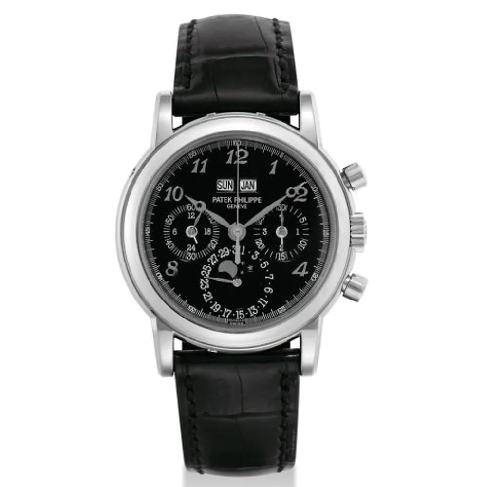 Patek Philippe Grand Complications Perpetual Calendar Chronograph 3970G Black Breguet