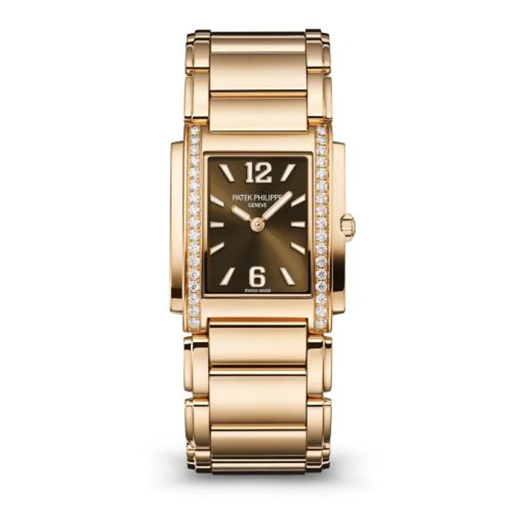 Patek Philippe Twenty~4 Manchette Rose Gold / Brown