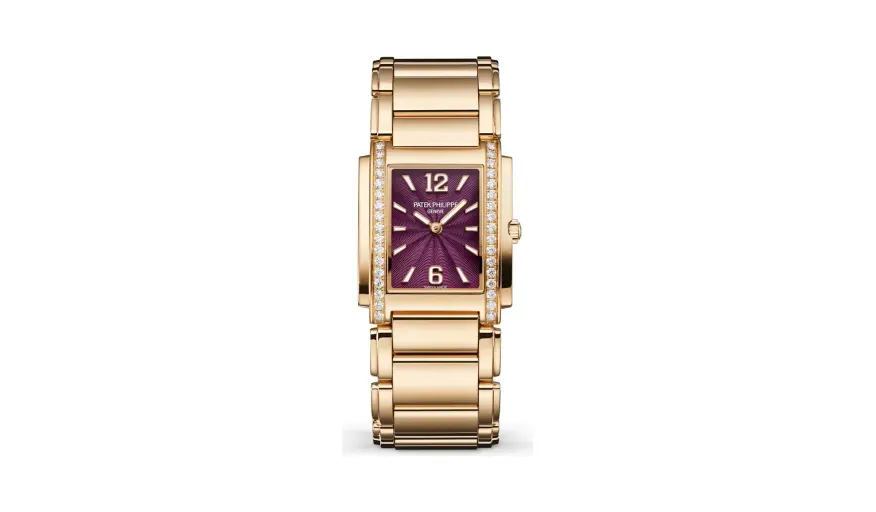 Patek Philippe Twenty~4, Rose gold, Purple dial