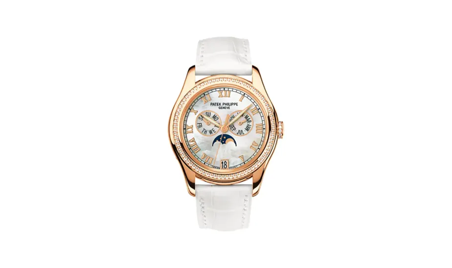 Patek Philippe Complications Annual Calendar 4936 Rose Gold Diamond Mother of Pearl
