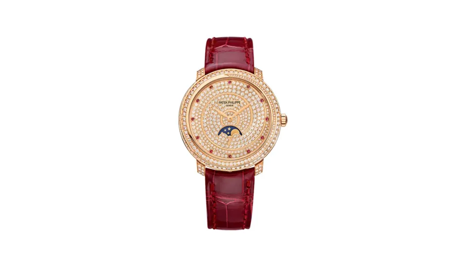 Patek Philippe Complications Moonphase 4968 Rose Gold / Diamond Spiral