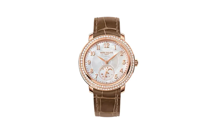 Patek Philippe Complications Moonphase 4968 Rose Gold / White Mother of Pearl