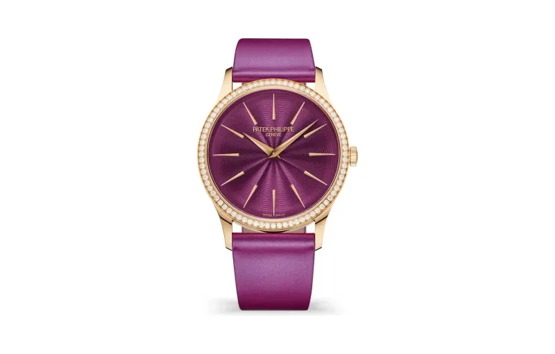 Patek Philippe Calatrava, Rose gold, Purple dial