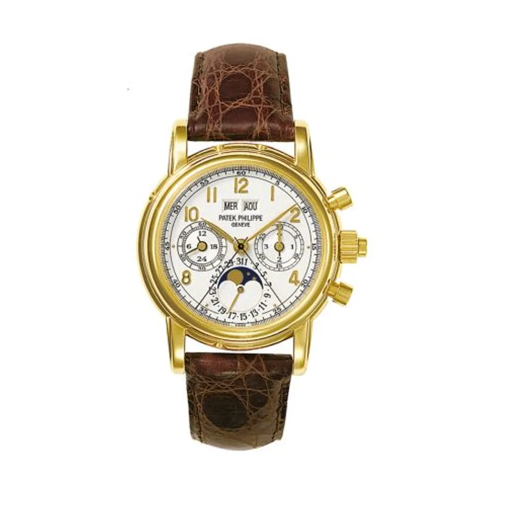Patek Philippe Grand Complications Perpetual Calendar Split Seconds Chronograph 5004 Yellow Gold