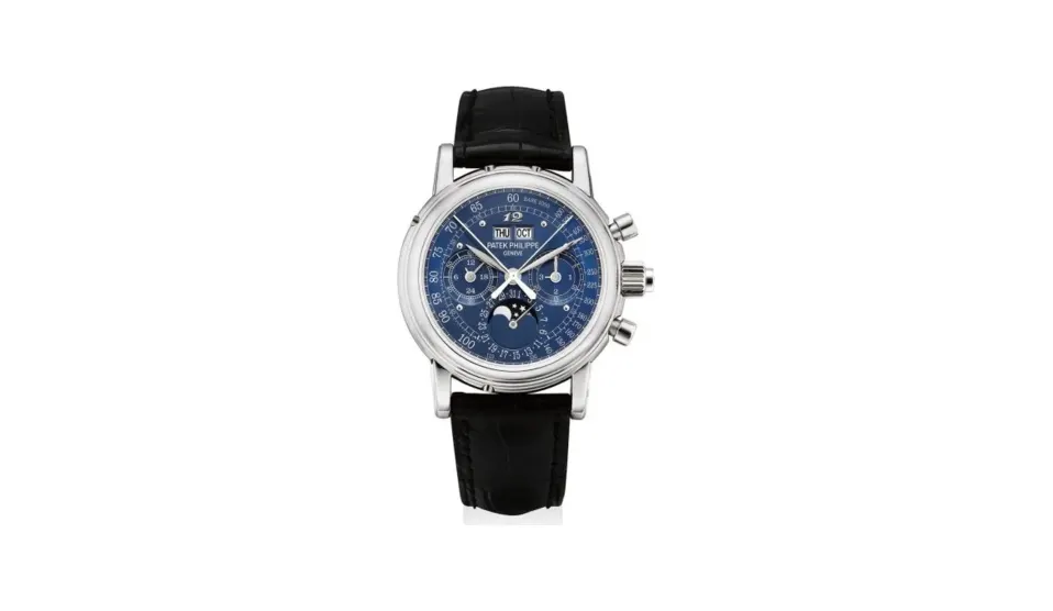 Patek Philippe Grand Complications Perpetual Calendar Split Seconds Chronograph 5004P Blue Eric Clapton