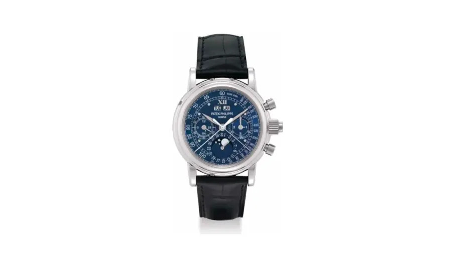 Patek Philippe Grand Complications Perpetual Calendar Split Seconds Chronograph 5004P Blue