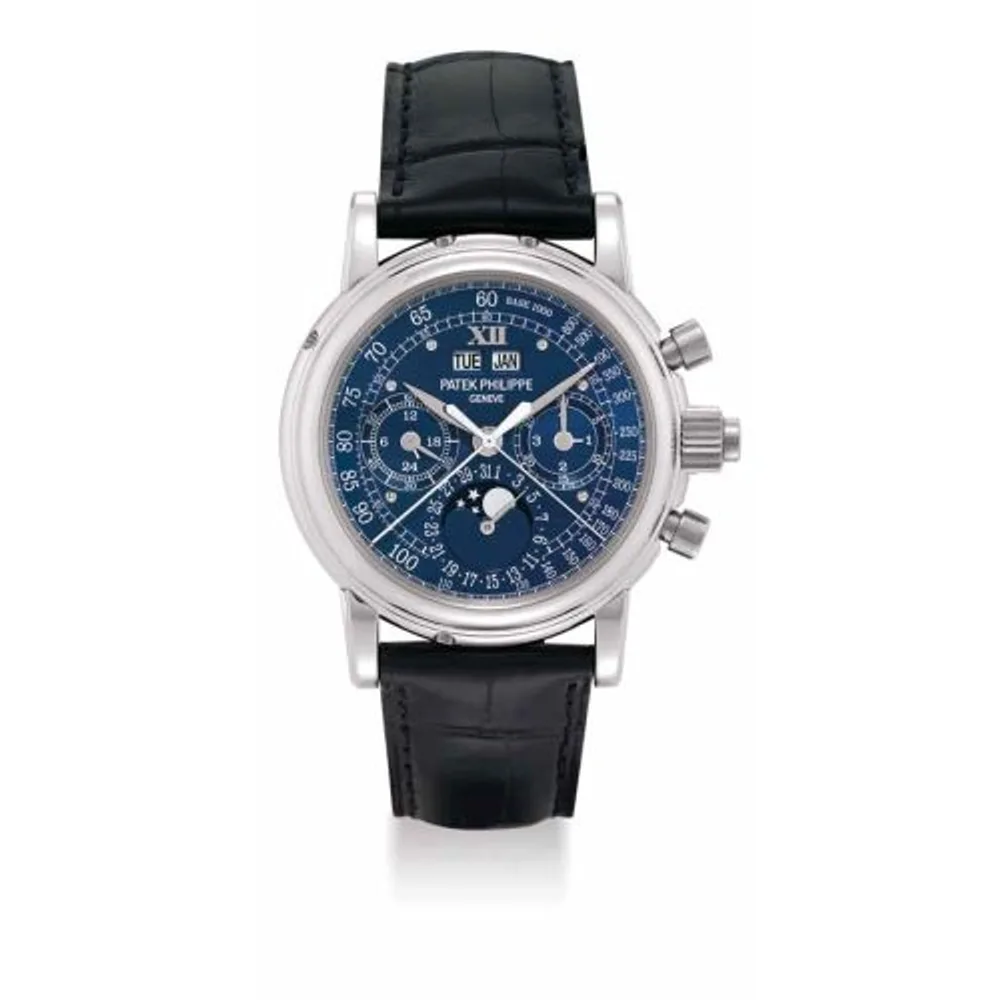 Patek Philippe Grand Complications Perpetual Calendar Split Seconds Chronograph 5004P Blue