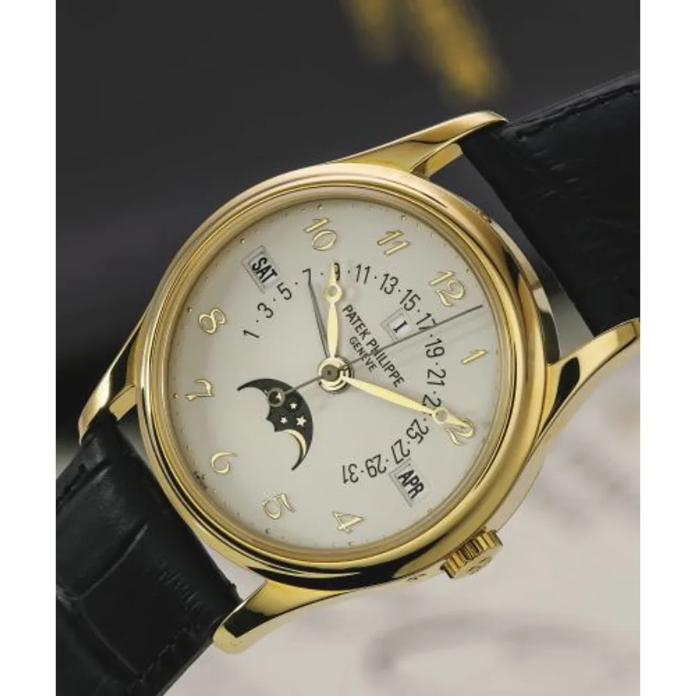 Patek Philippe Grand Complications Perpetual Calendar 5050 Yellow Gold / Silver Breguet