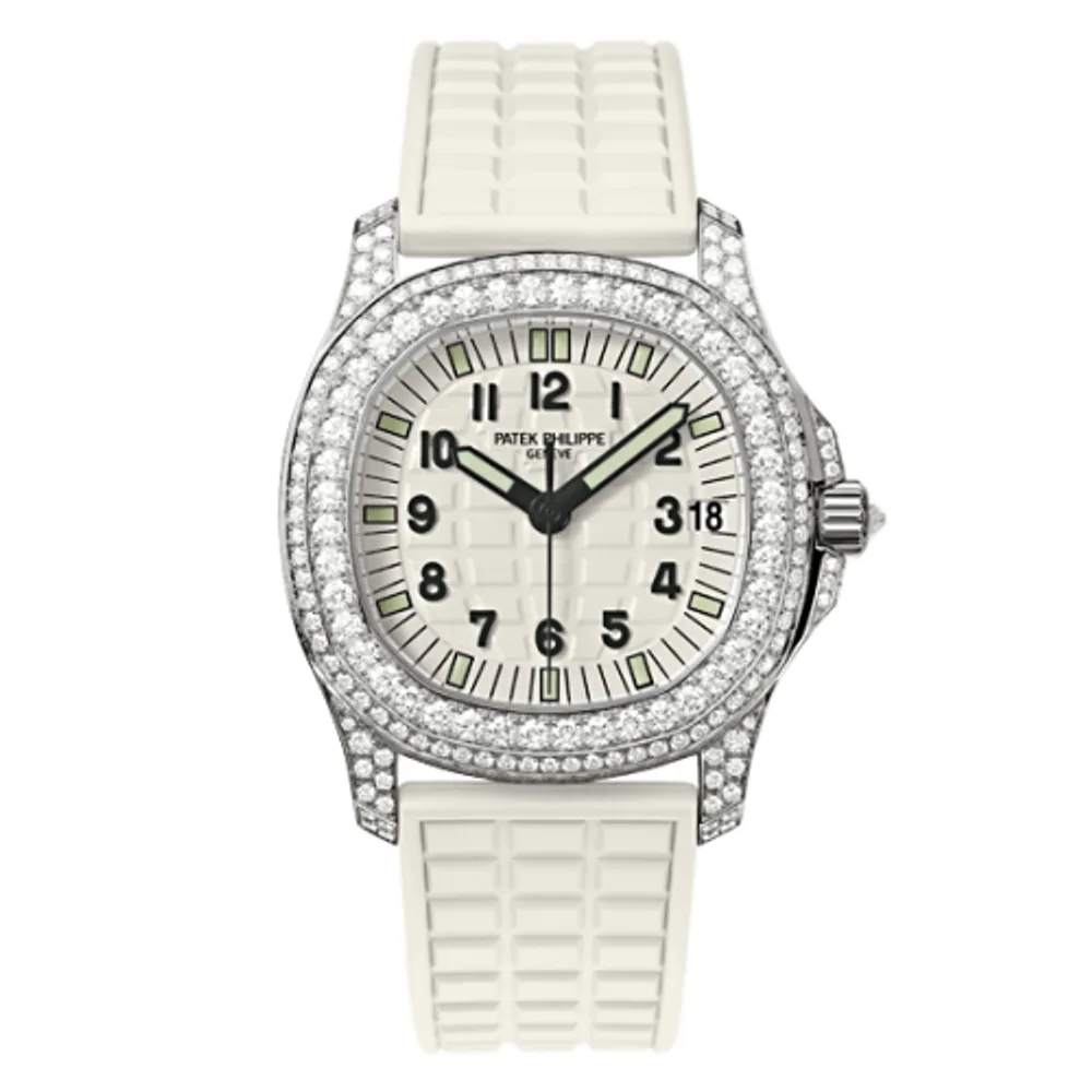 Patek Philippe Aquanaut 5069 White Gold White