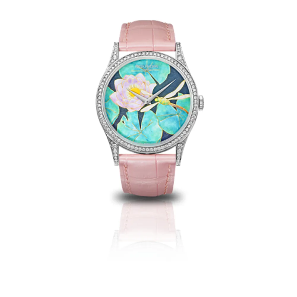Patek Philippe Calatrava 5077 Water Lilies and Dragonfly