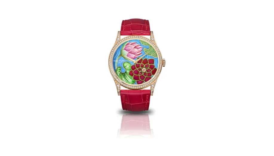 Patek Philippe Calatrava 5077 Water Lilies and Lotus