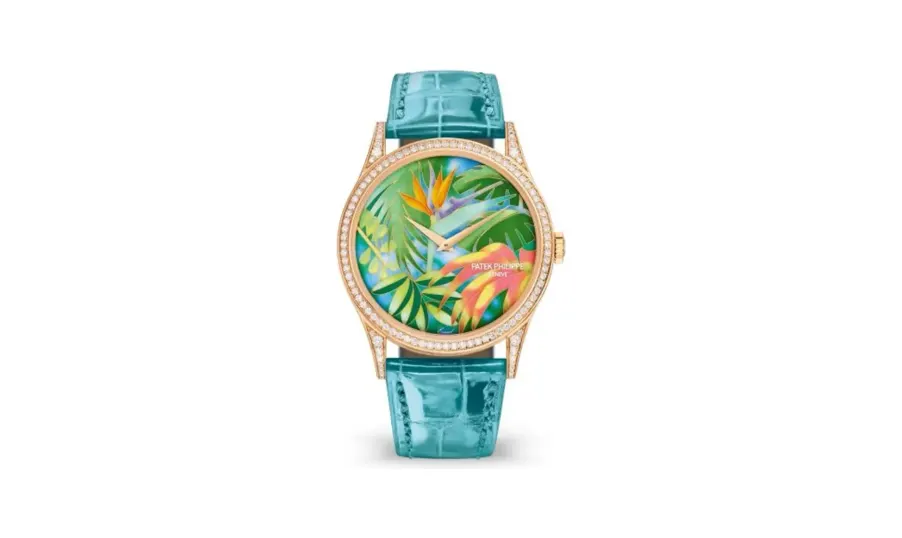 Patek Philippe Calatrava 5077R Tropical Plants / Strelitzias