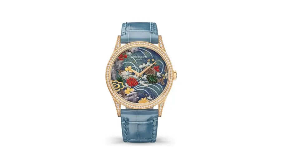 Patek Philippe Calatrava 5077 Kimonos with Floral Patterns