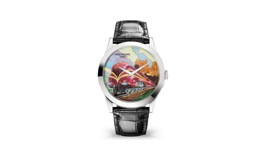 Patek Philippe Calatrava 5089 White Gold / Steam Locomotives
