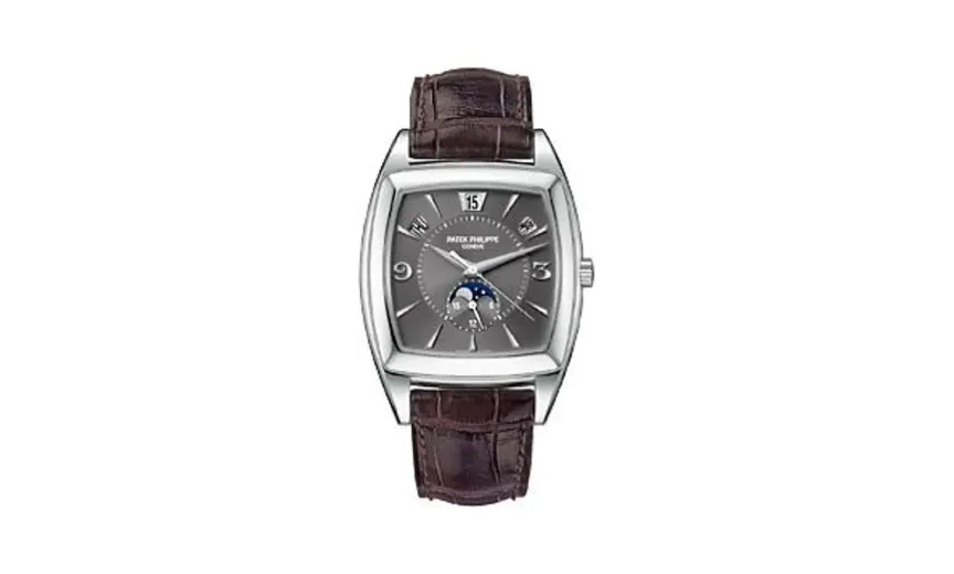 Patek Philippe Complications Gondolo Calendario 5135 White Gold / Grey