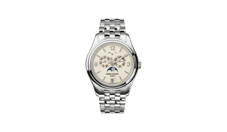 Patek Philippe Complications Annual Calendar 5146 White Gold / Cream / Bracelet