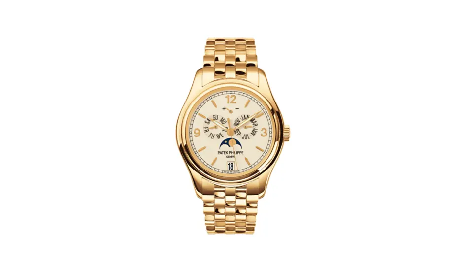 Patek Philippe Complications Annual Calendar 5146 Yellow Gold / Cream / Bracelet