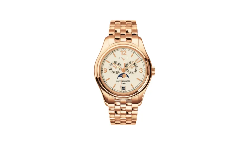 Patek Philippe Complications Annual Calendar 5146 Rose Gold / Cream / Bracelet