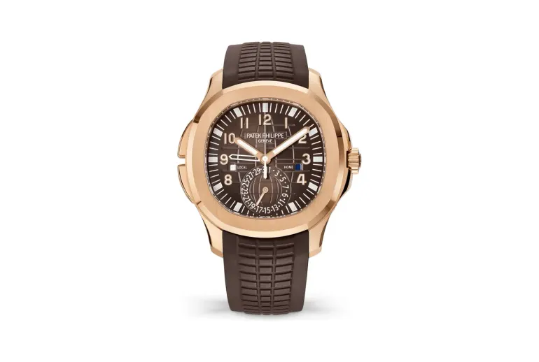 Patek Philippe Aquanaut, Rose gold, Brown dial