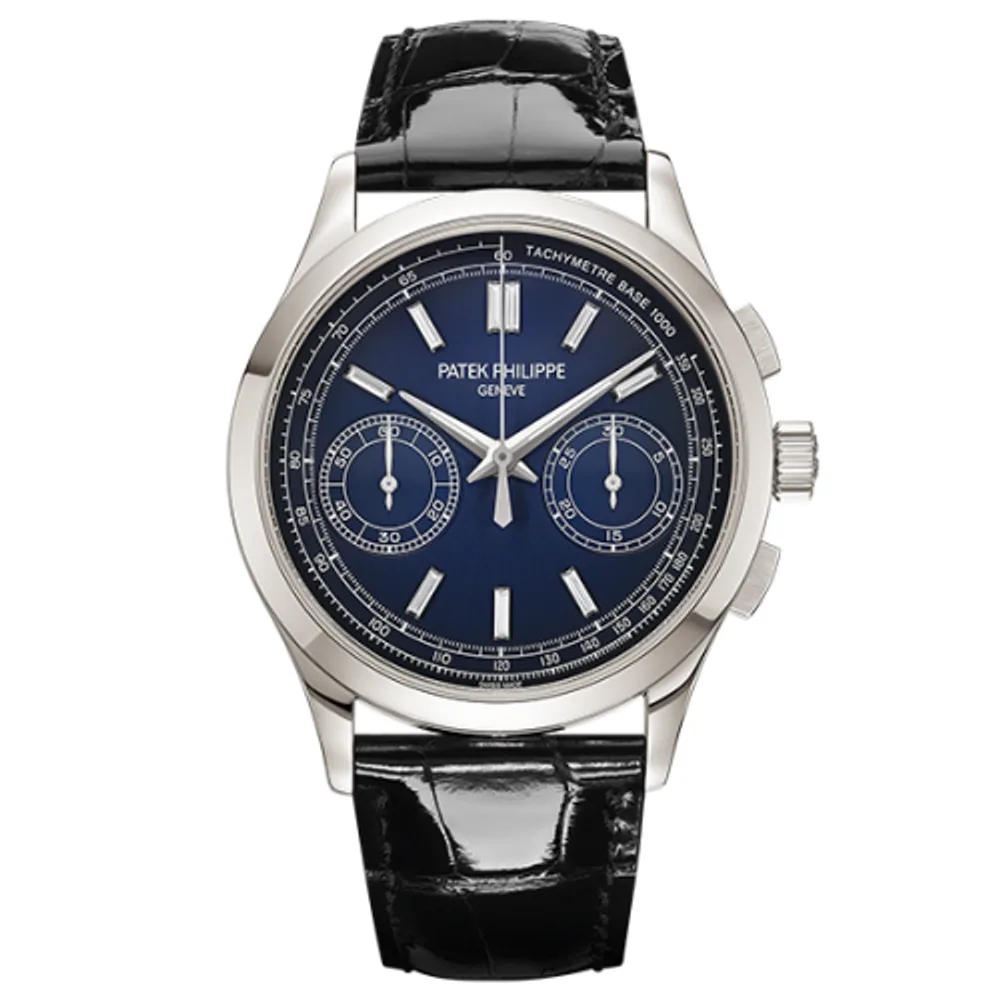 Patek Philippe Complications Chronograph 5170 Platinum / Blue