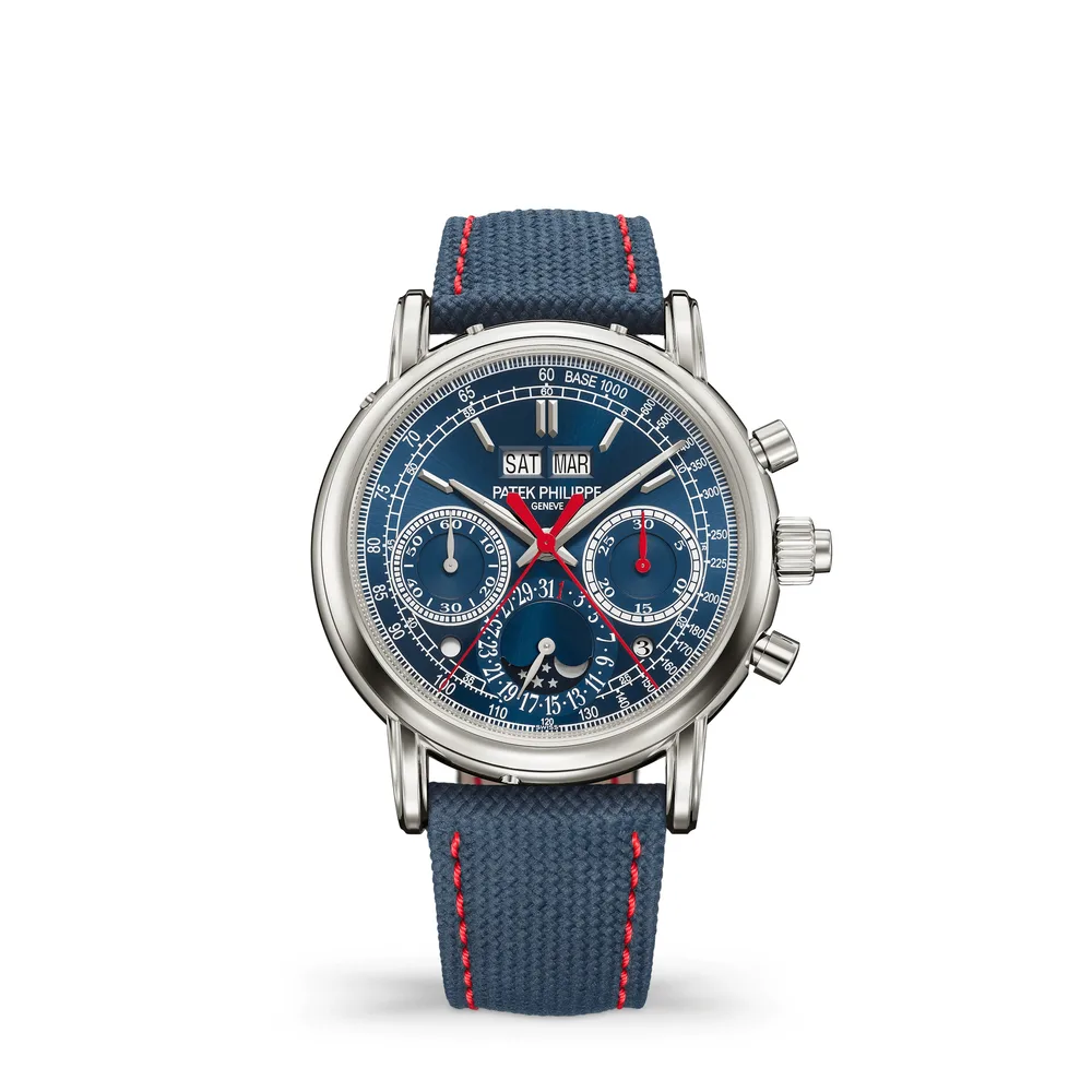 Patek Philippe Grand Complications, White gold, Blue dial