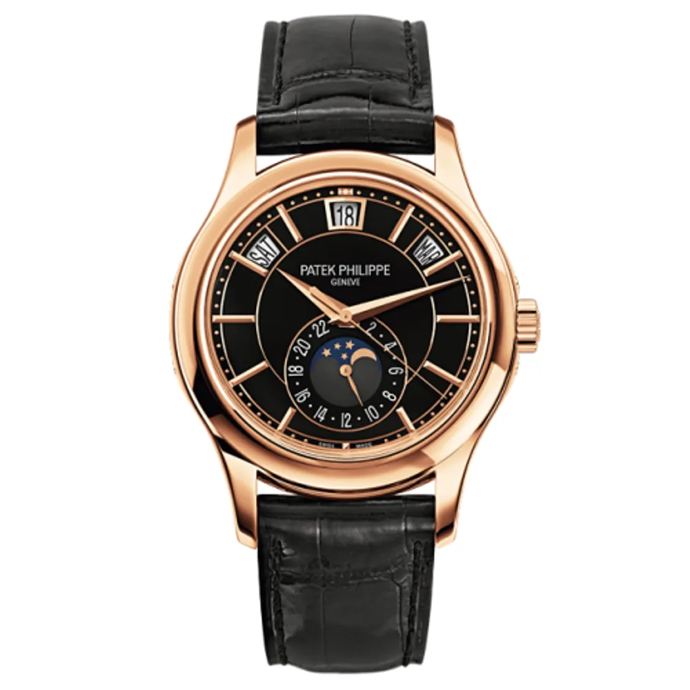 Patek Philippe Complications Annual Calendar 5205 Rose Gold / Black